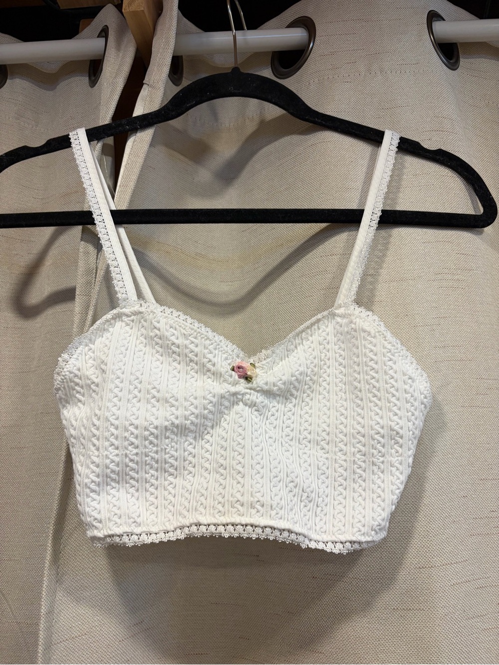 Free People Intimately White Lace Bralette